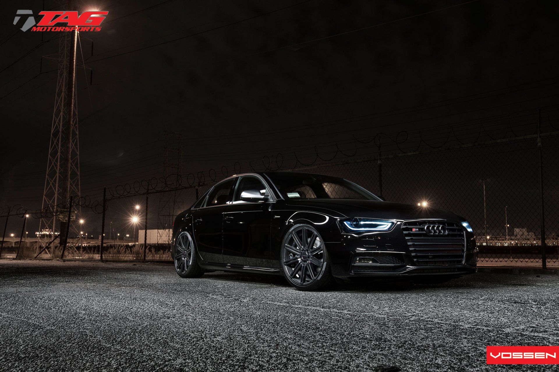 audi s4 audi tuning negro