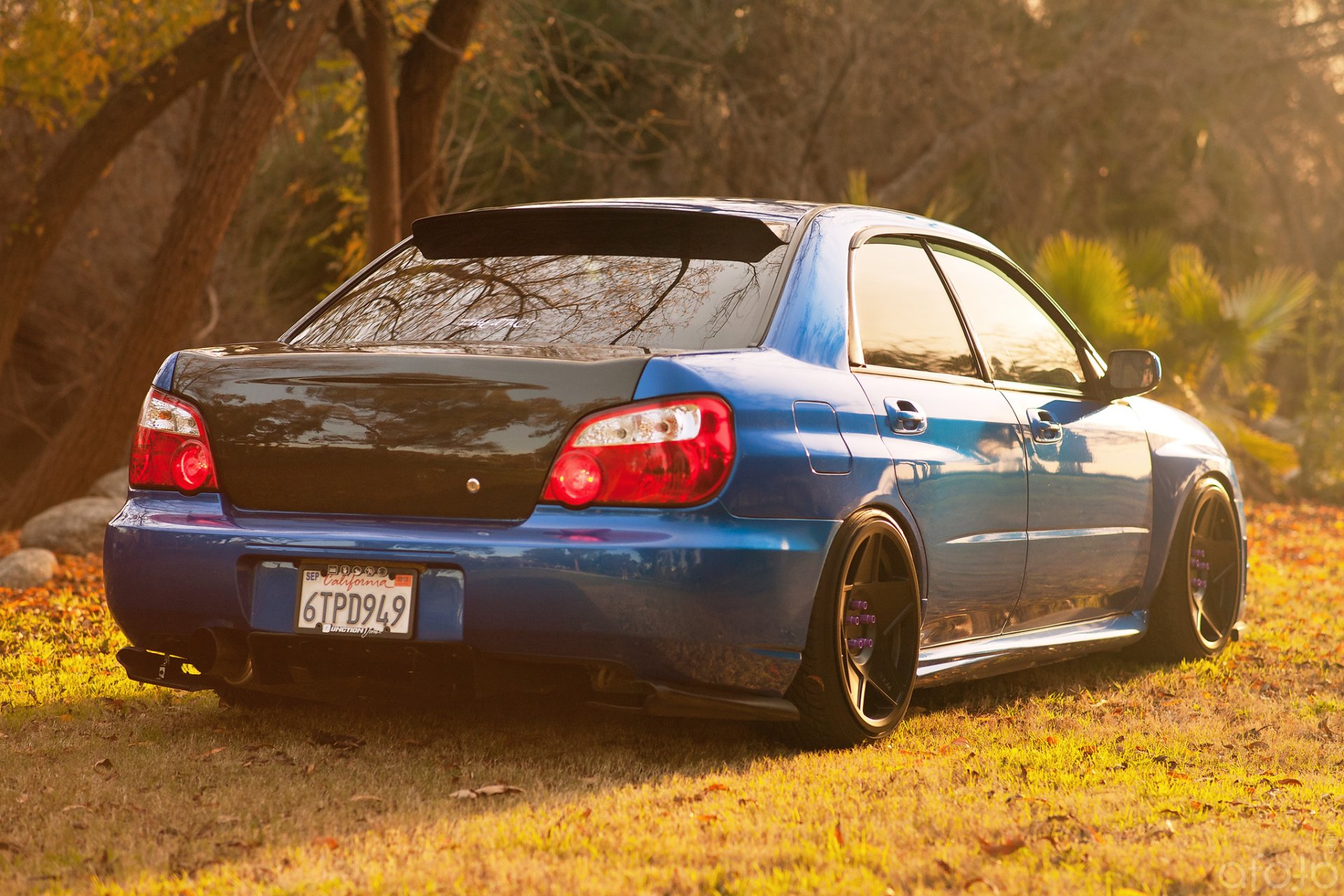 ubaru impreza wrx sti субару тюнинг синяя синий