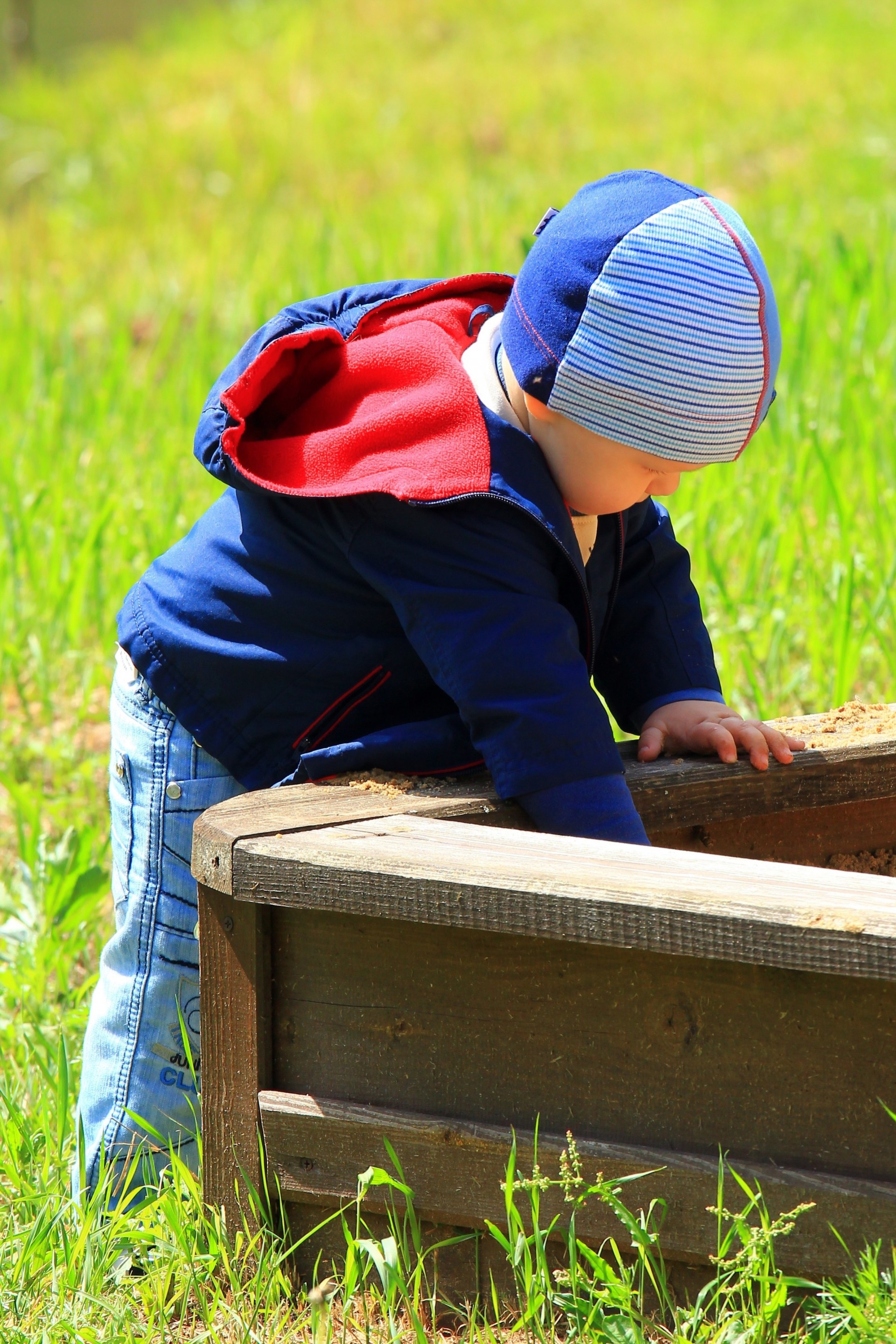 boys sandbox children