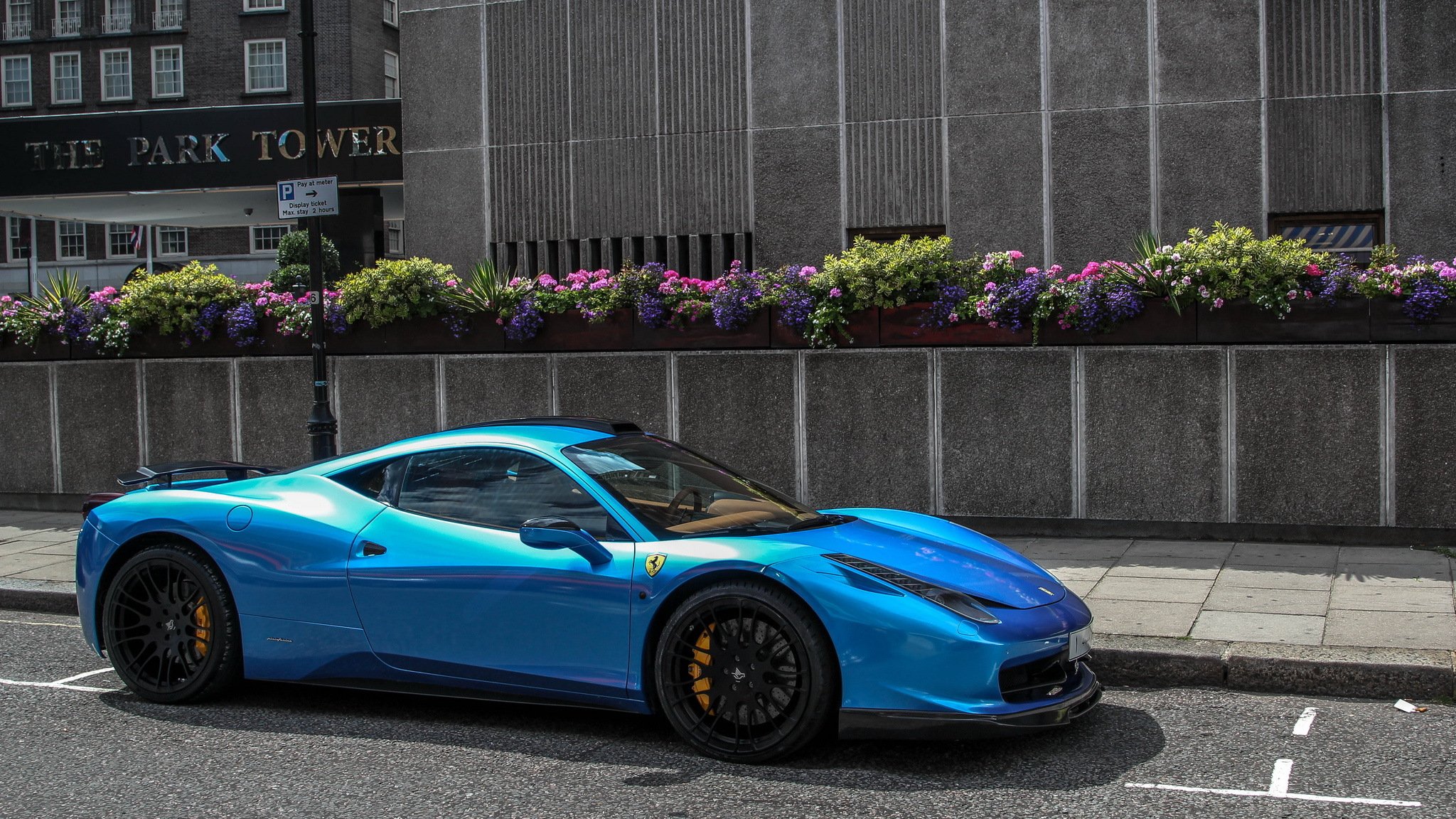 ferrari italia hamann azul superdeportivo