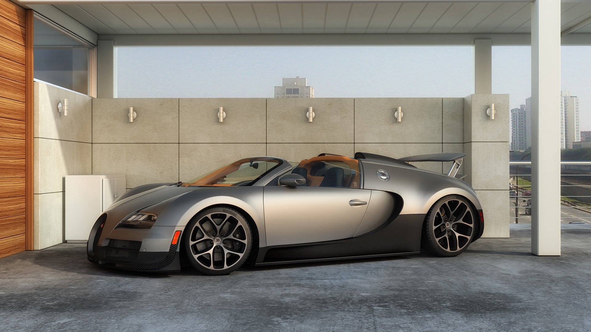 bugatti veyron grand sport vitesse supercar machine graphics art dangeru