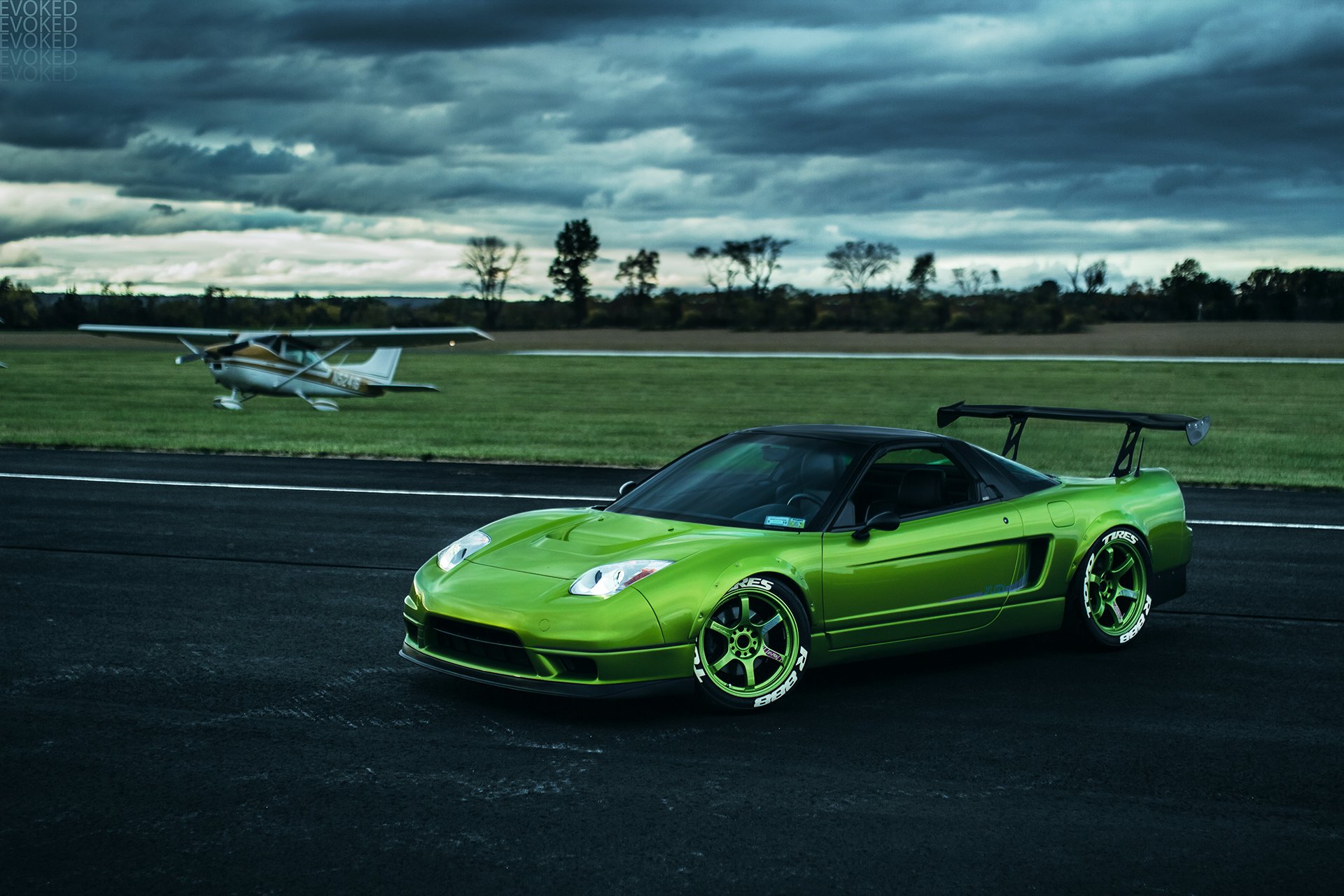 honda nsx voiture tuning papier peint automatique avion