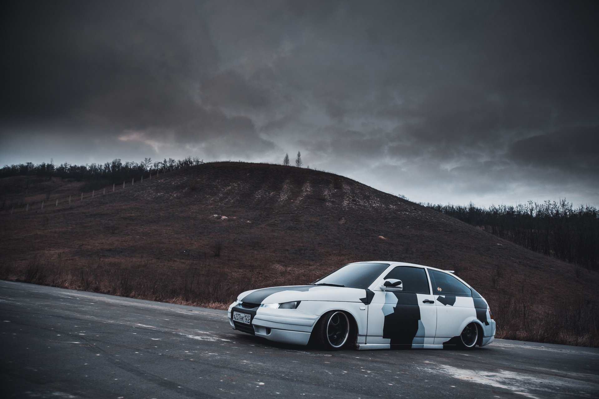 lada vaz coupé tuning posición