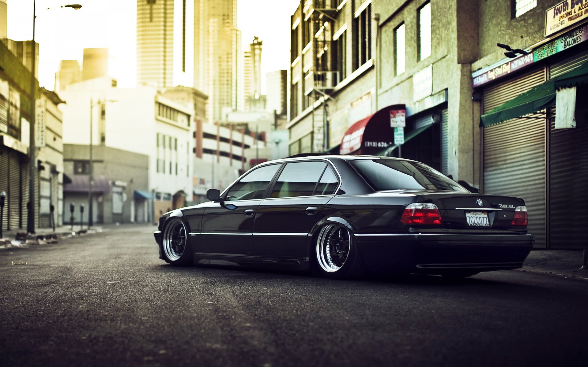 bmw 740il e38 voiture bmw sept rue
