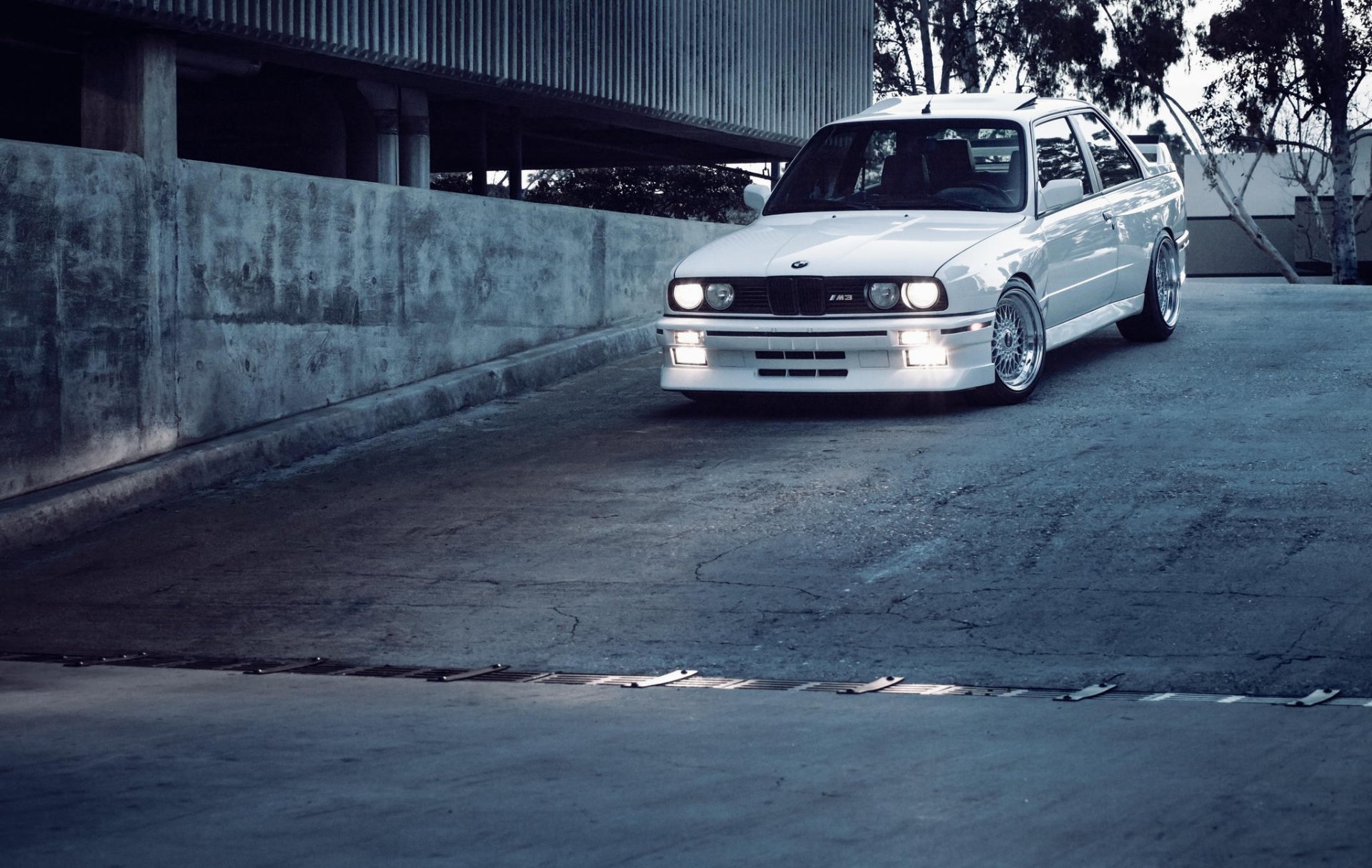 bmw e30 m3 bmw tuning position blanc