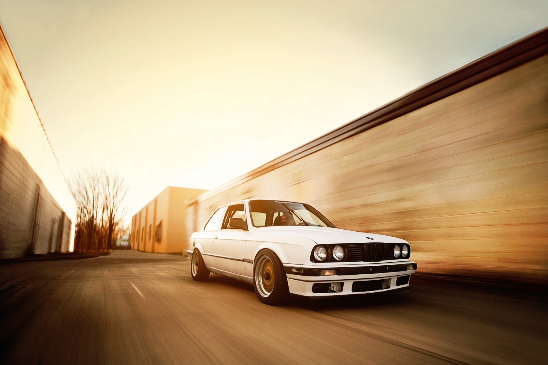 bmw e30 m3 tuning bmw bianco bbs velocità