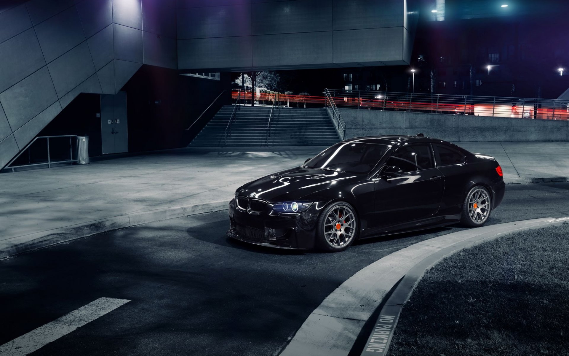 bmw 335i m conversion voiture noir coupé