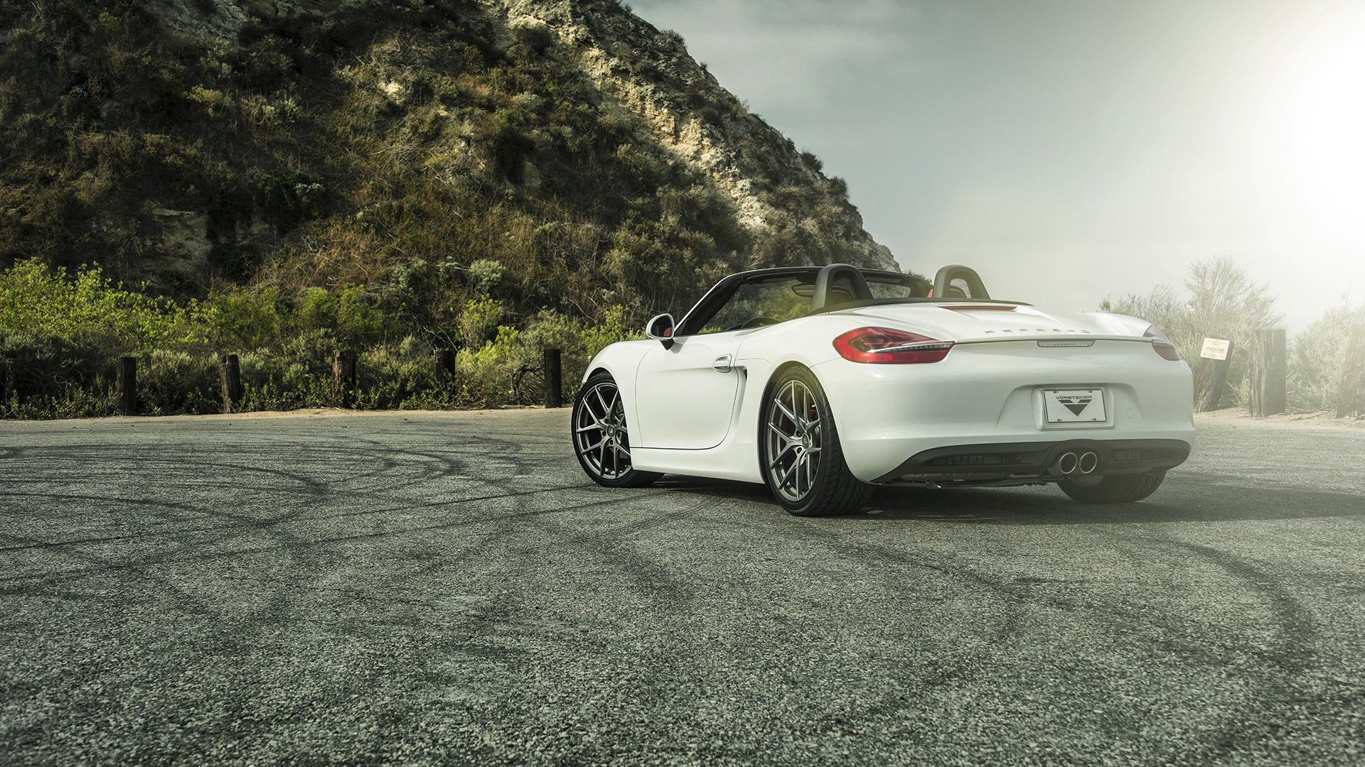 porsche boxster vorsteiner porsche messa a punto bianco auto