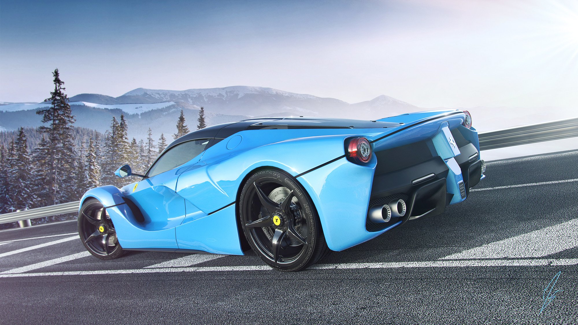 ferrari laferrari supercar automobile