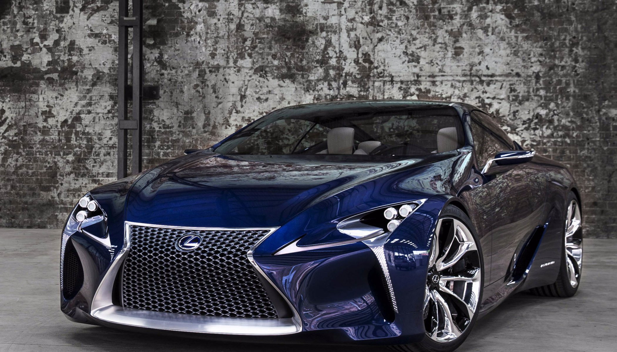 lexus lf-lc blau konzept lexus lf-lc