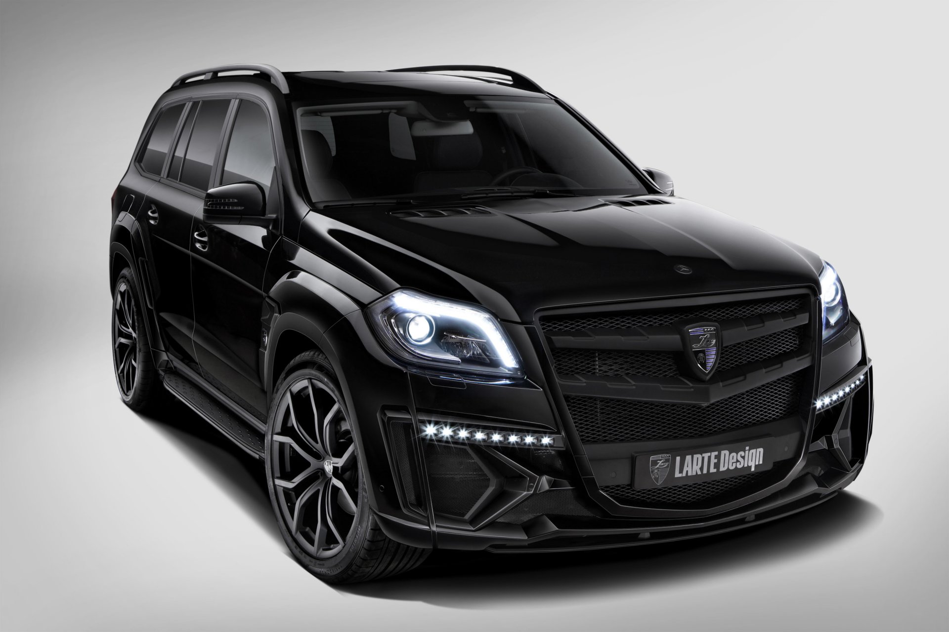 mercedes gl larte design cristal noir