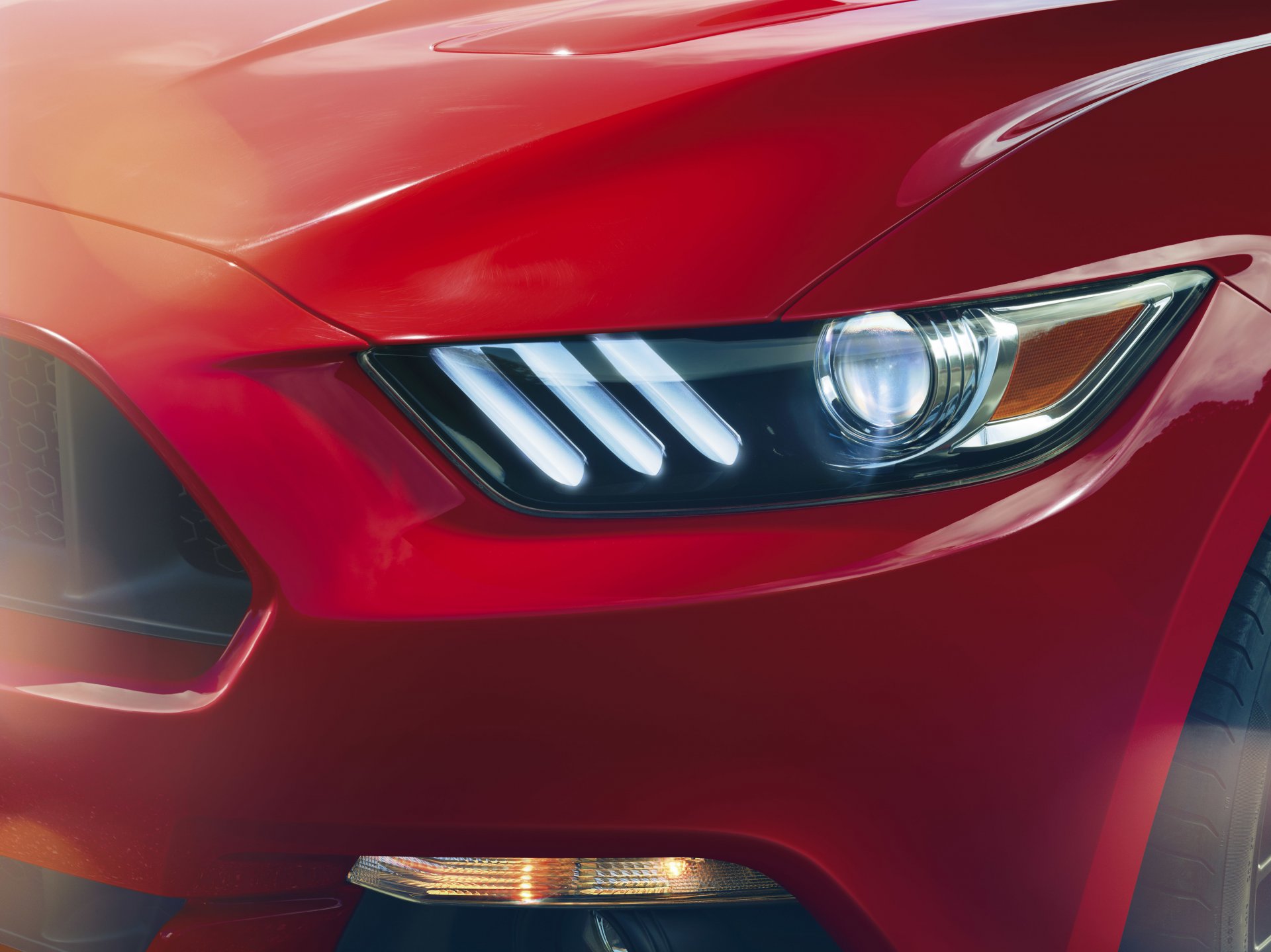 ford mustang gt rot vorne muscle car rot front muscle car scheinwerfer
