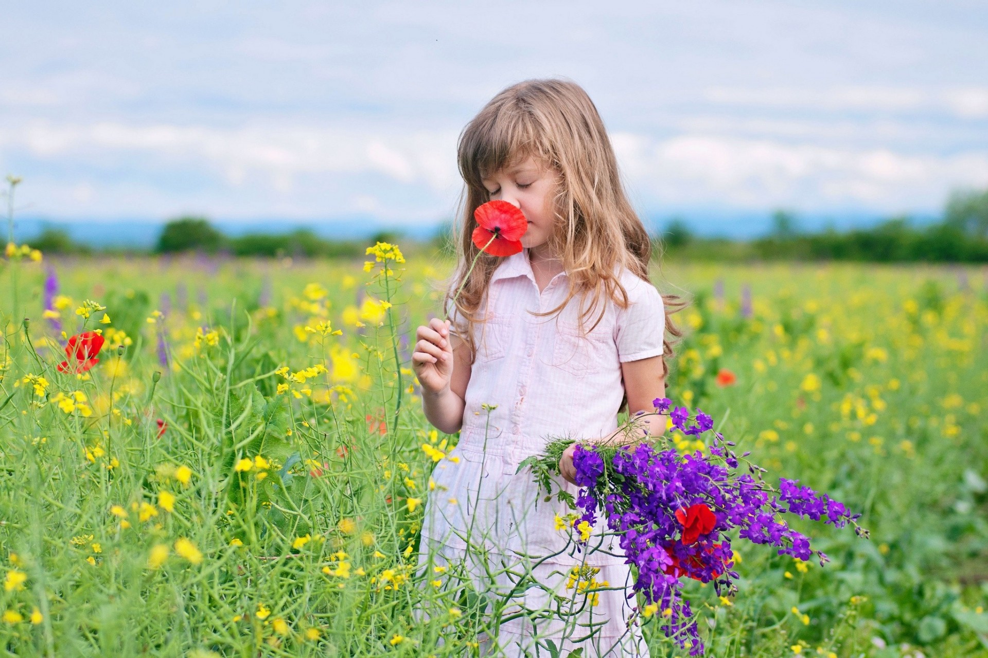 meadow girl flower