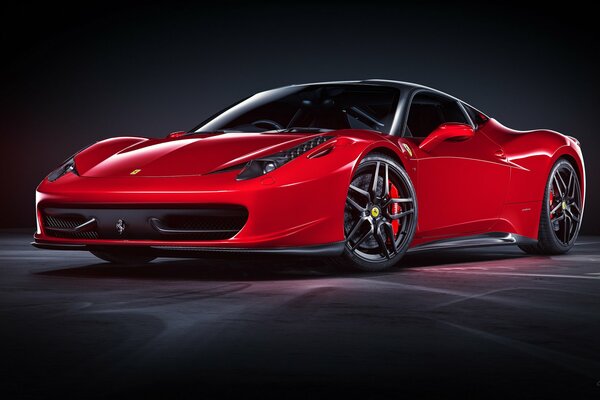 Italian red Ferrari by NASG85