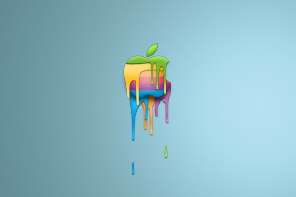 Overflowing with colors apple jar