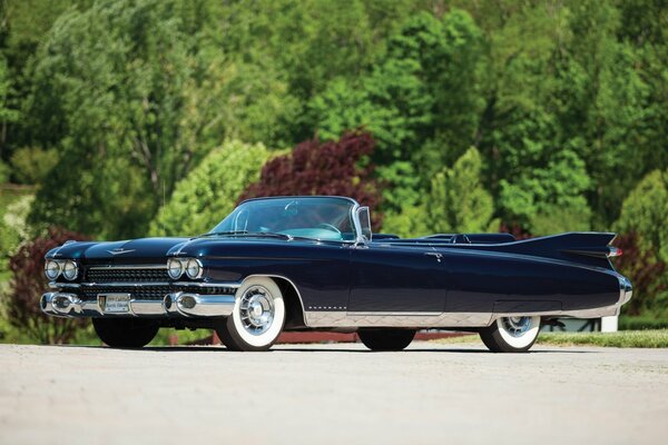 Classico del 1959 Cadillac blu Eldorado