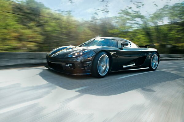 Bio Car at a speed of 100 kilometers per hour