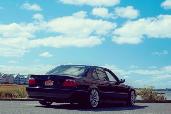 Classic boomer on the bmw road