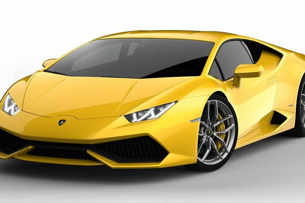 Lamborghini en un fondo claro