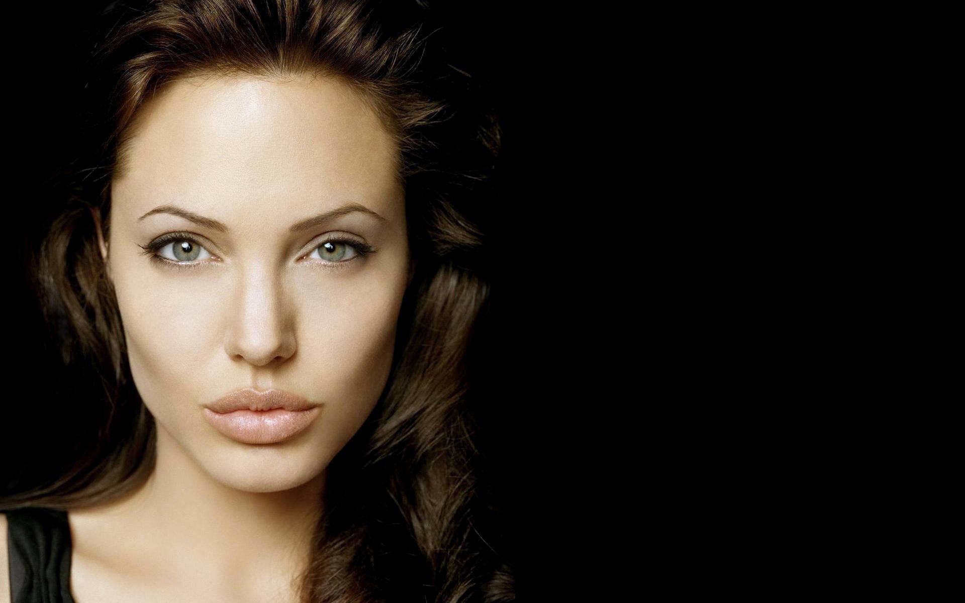 gala actress angelina jolie background lips hair look