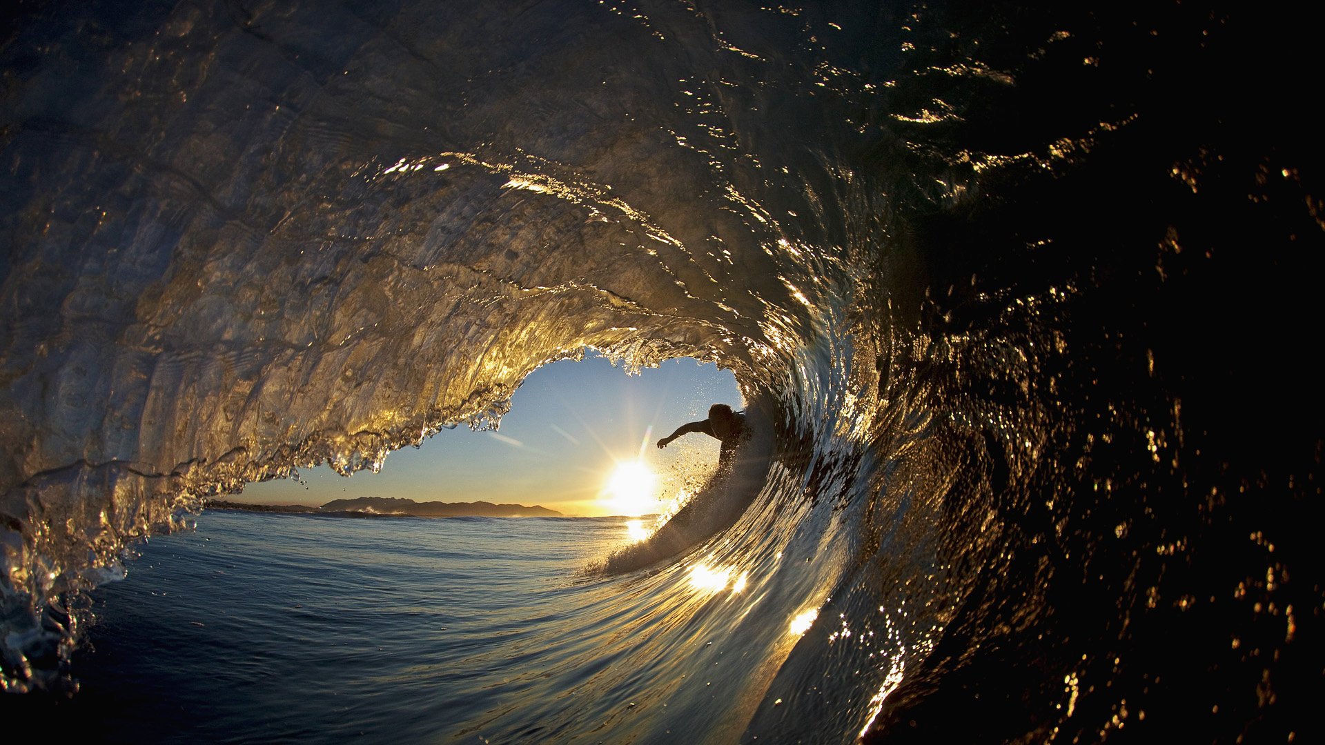 wave surfers beauty