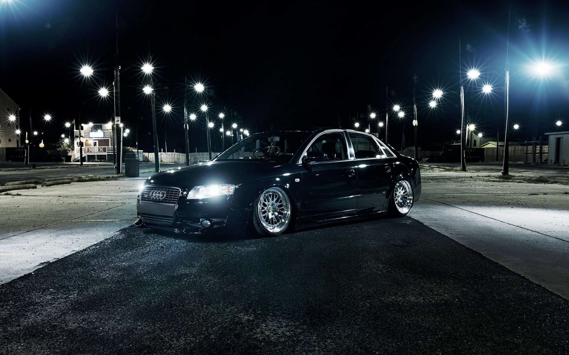 audi nuit ville lumières audi a4