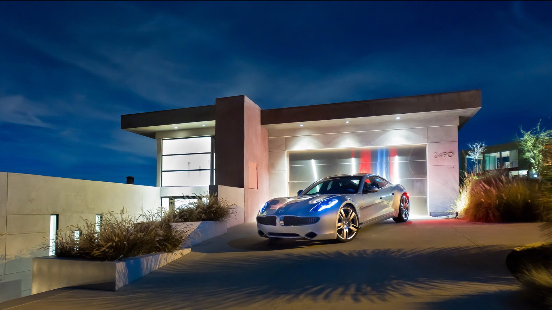 fisker karma evening garage fisker karma