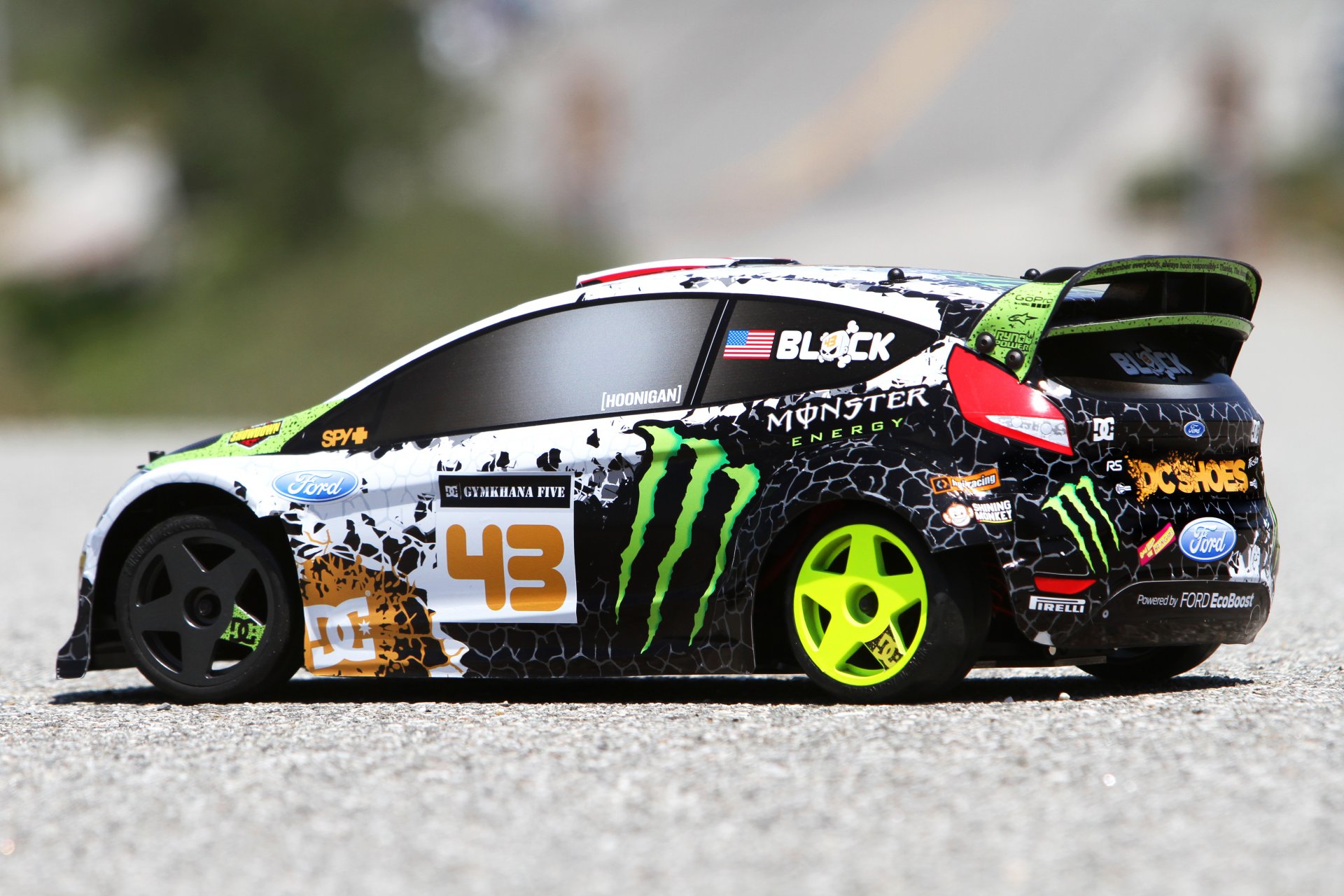 ford fiesta car ken block drift model