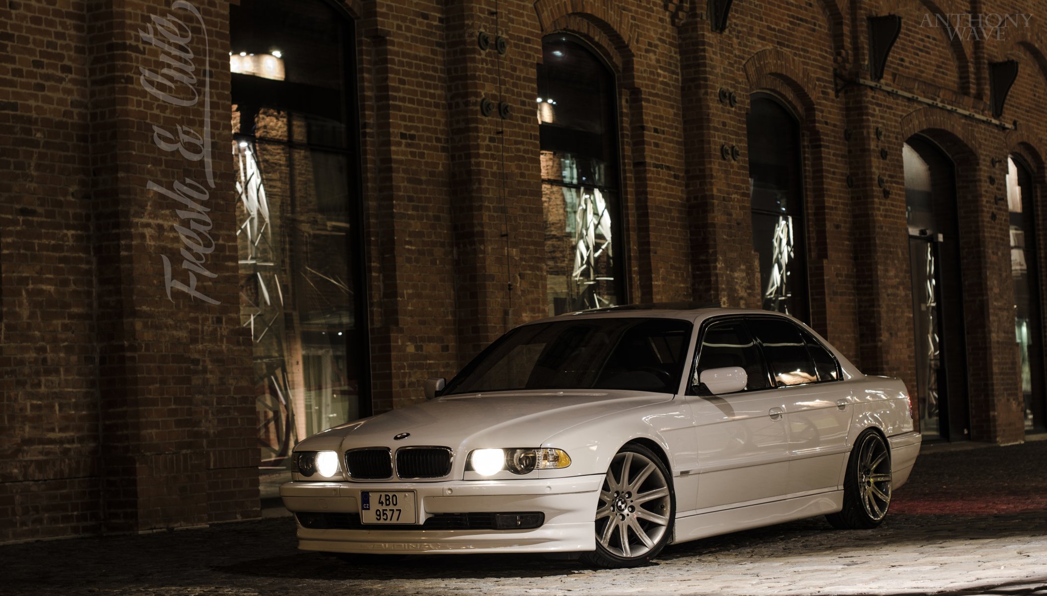 bmw 740 e38 boomer sette bianco