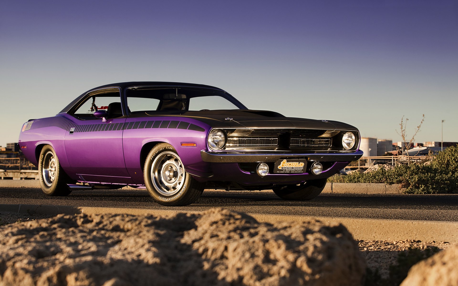 plymouth cuda coche del músculo plymouth