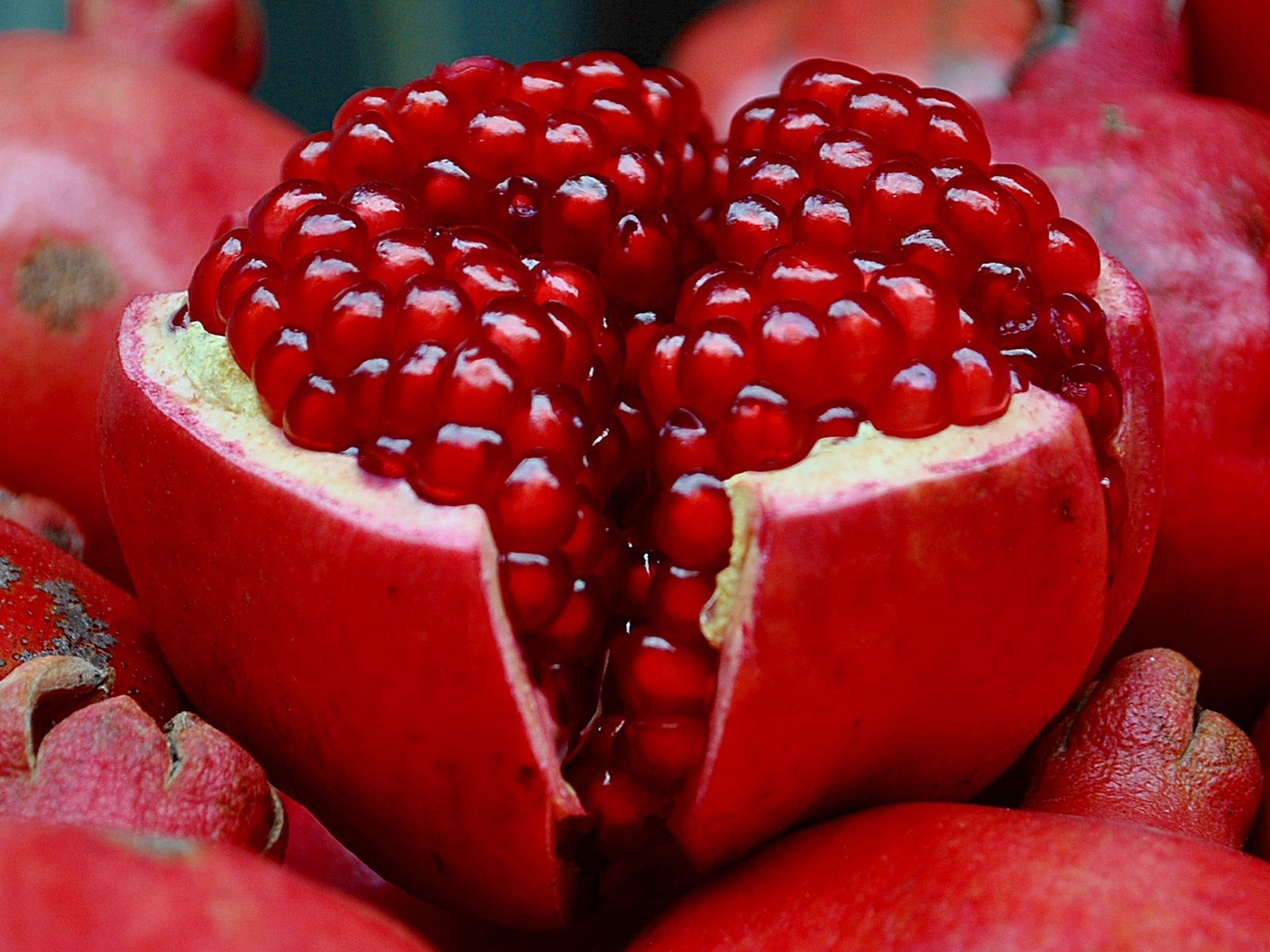 peel fruits grain garnet