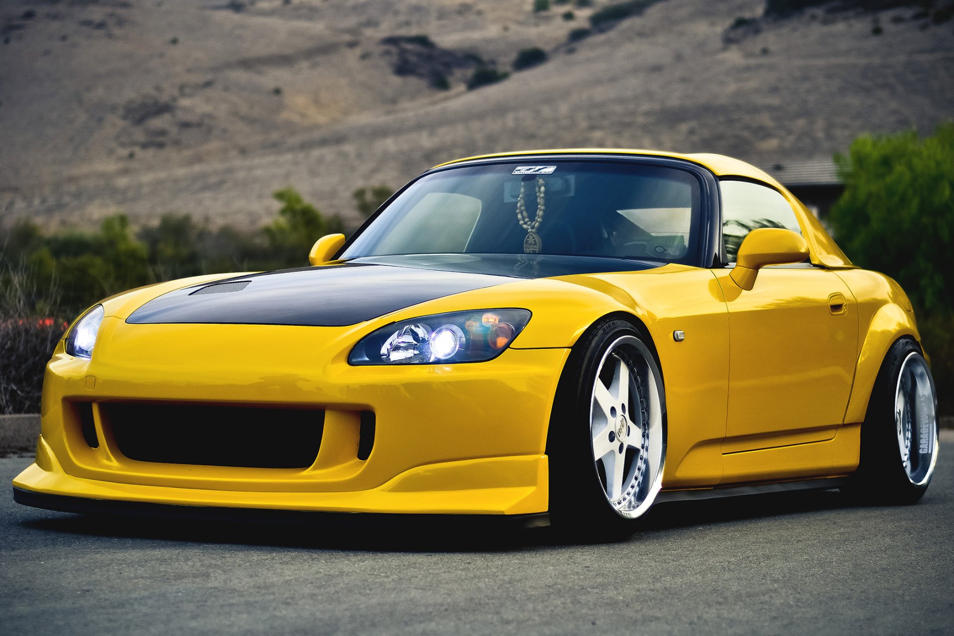 honda s2000 тюнинг желтый хонда 2000