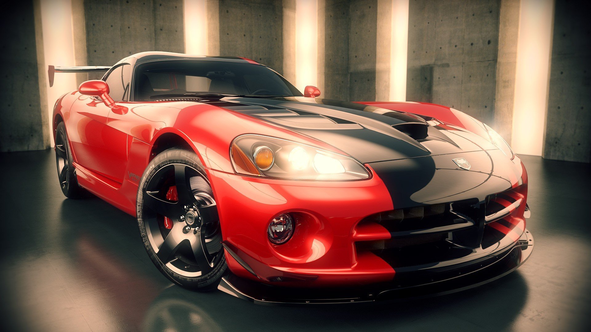 dodge viper dodge viper rendering 3d supercar