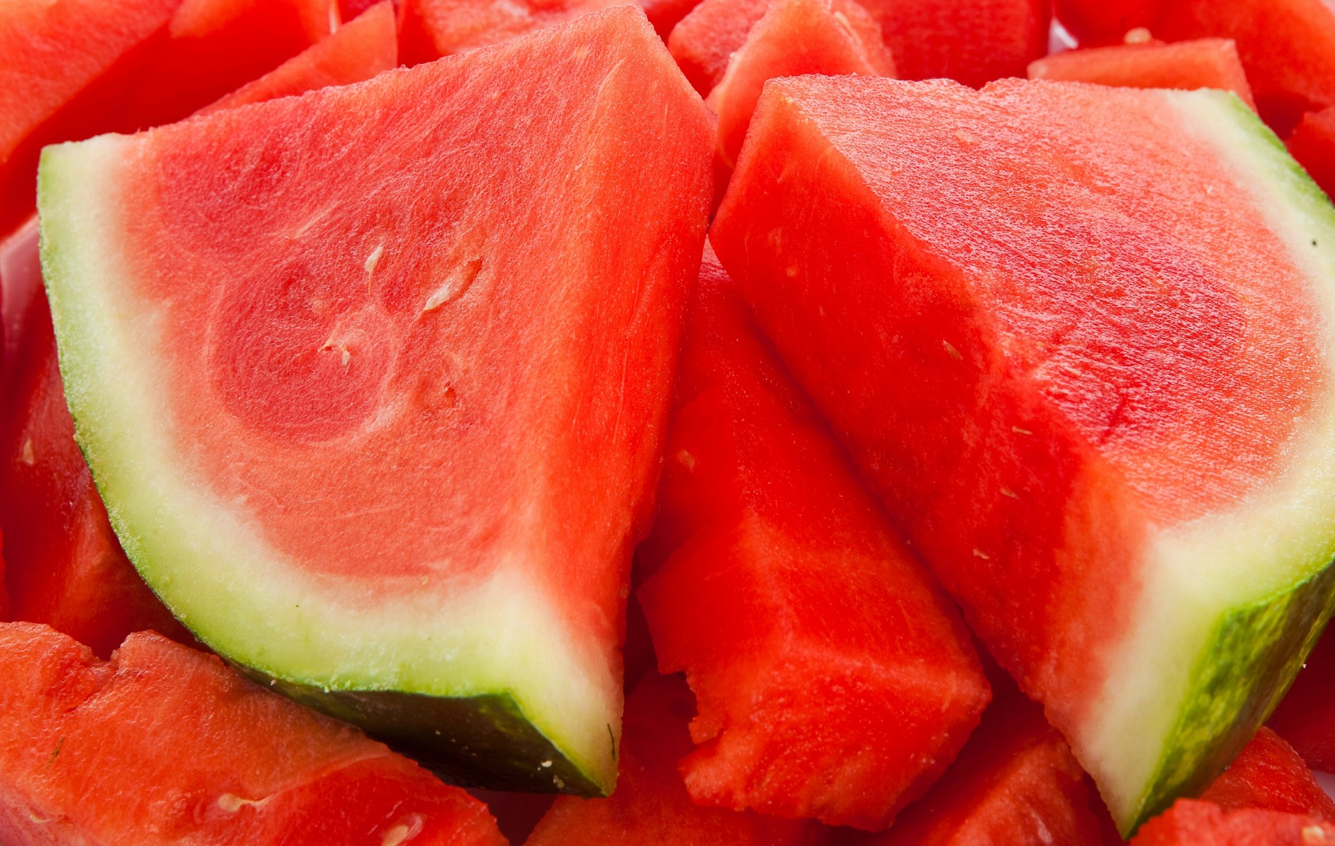 scheiben wassermelone fruchtfleisch