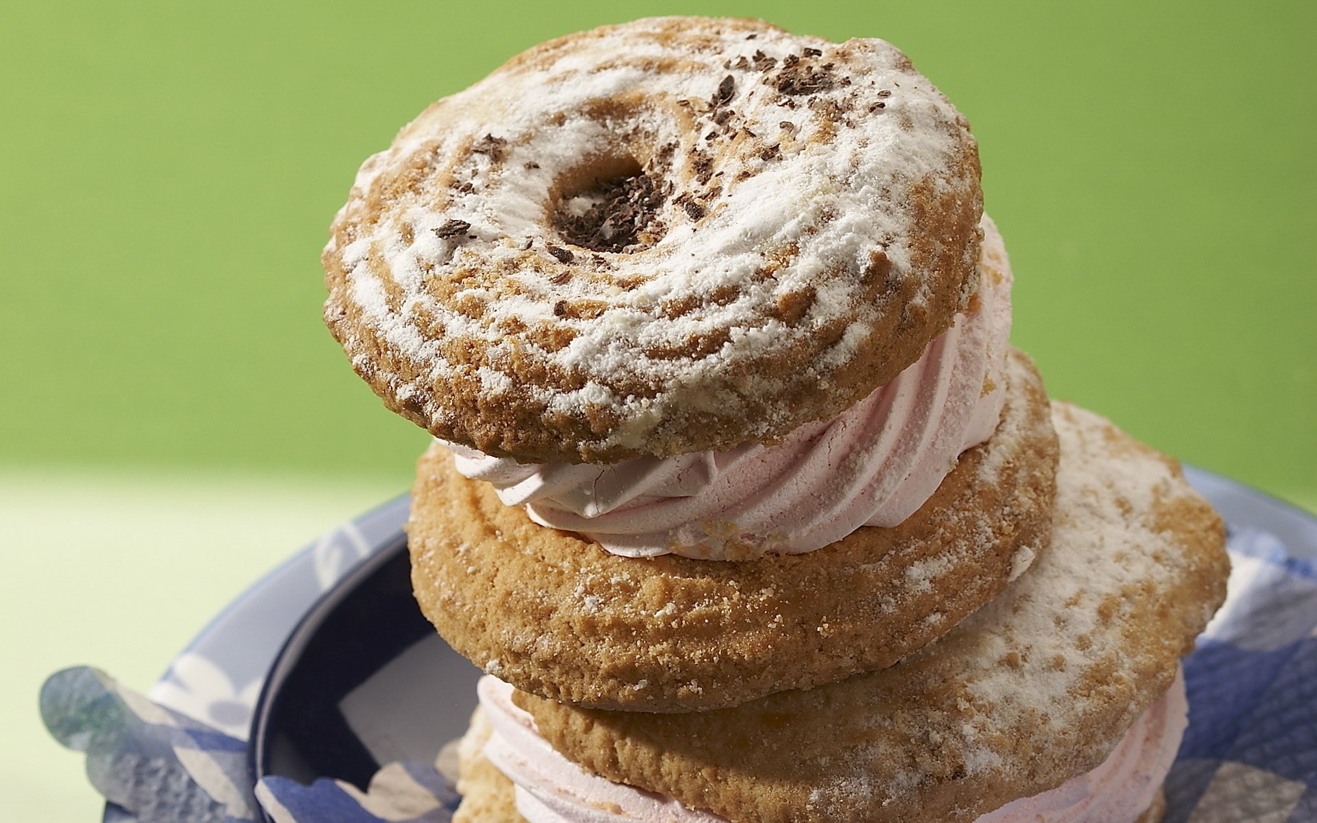 delizioso cibo zucchero a velo dolcezza dessert biscotti