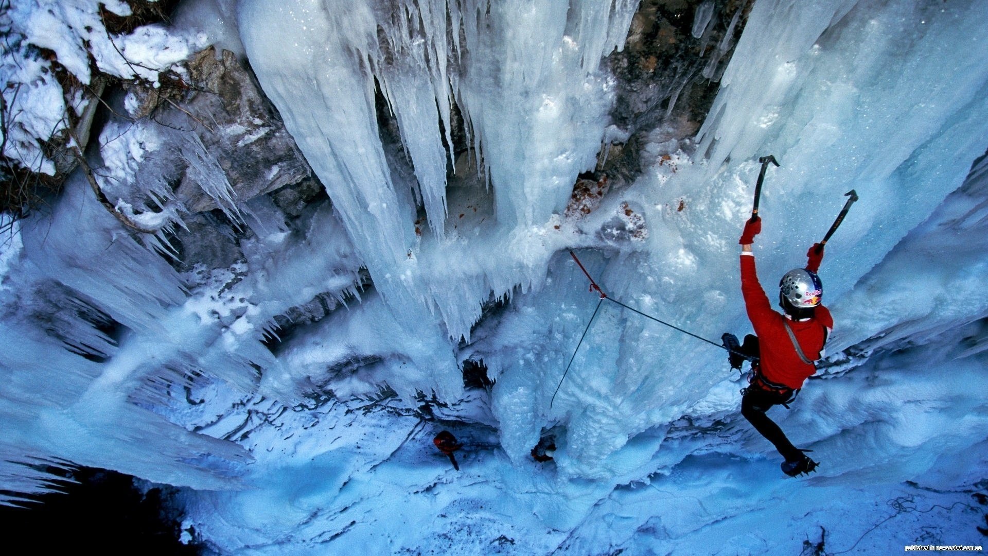 icicles winter mountain