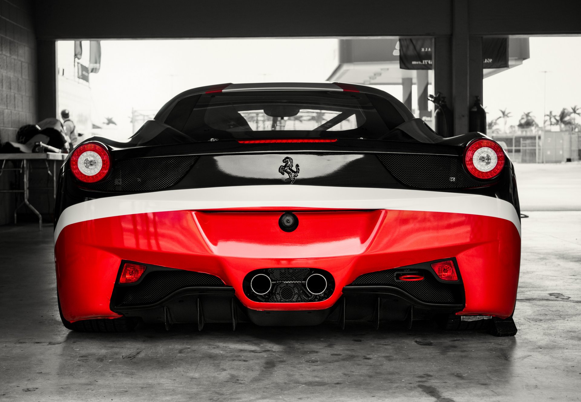 ferrari 458 italia rojo negro ferrari