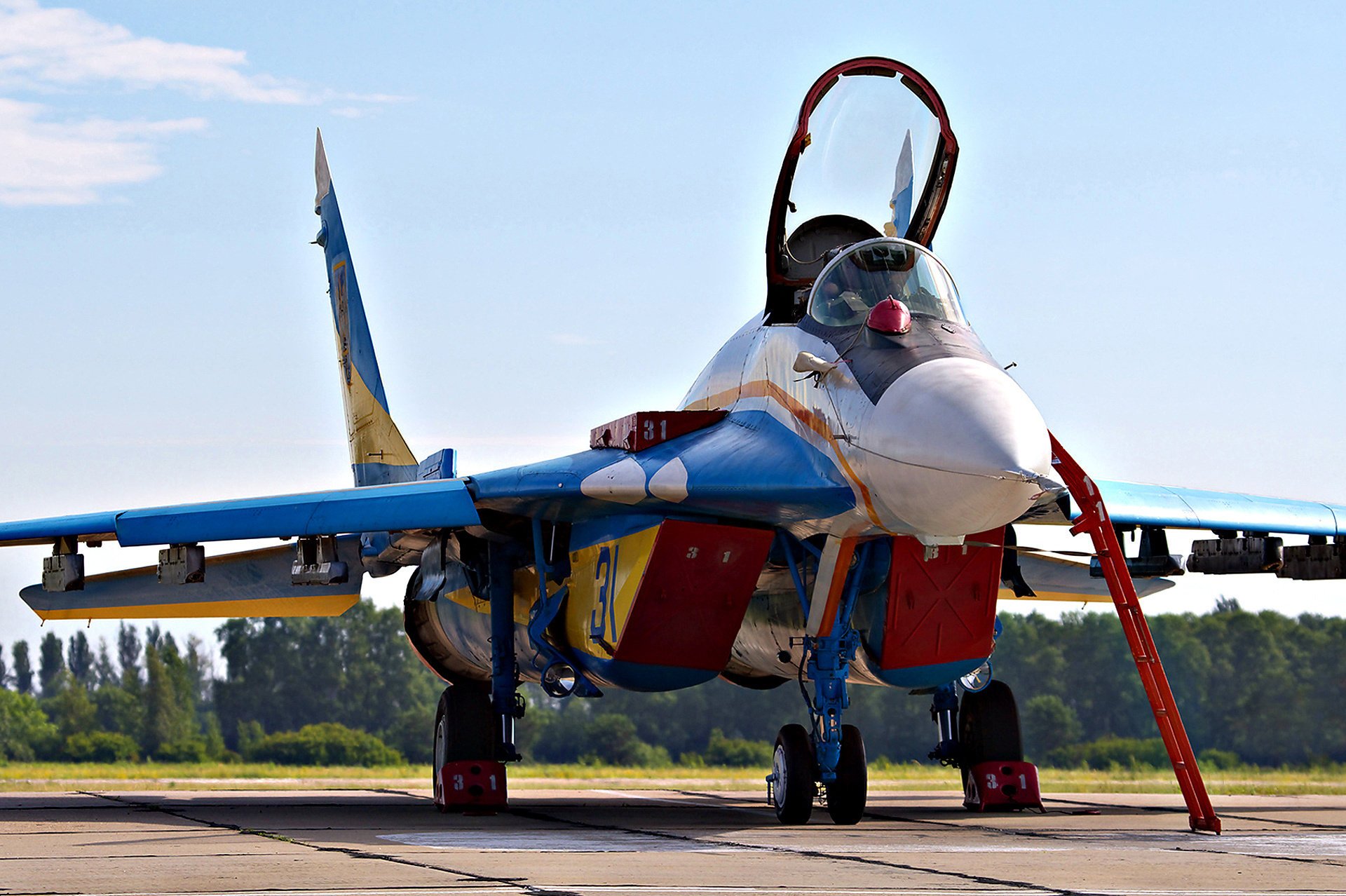 ukraińskie sokoły ukraina niebo mig 29