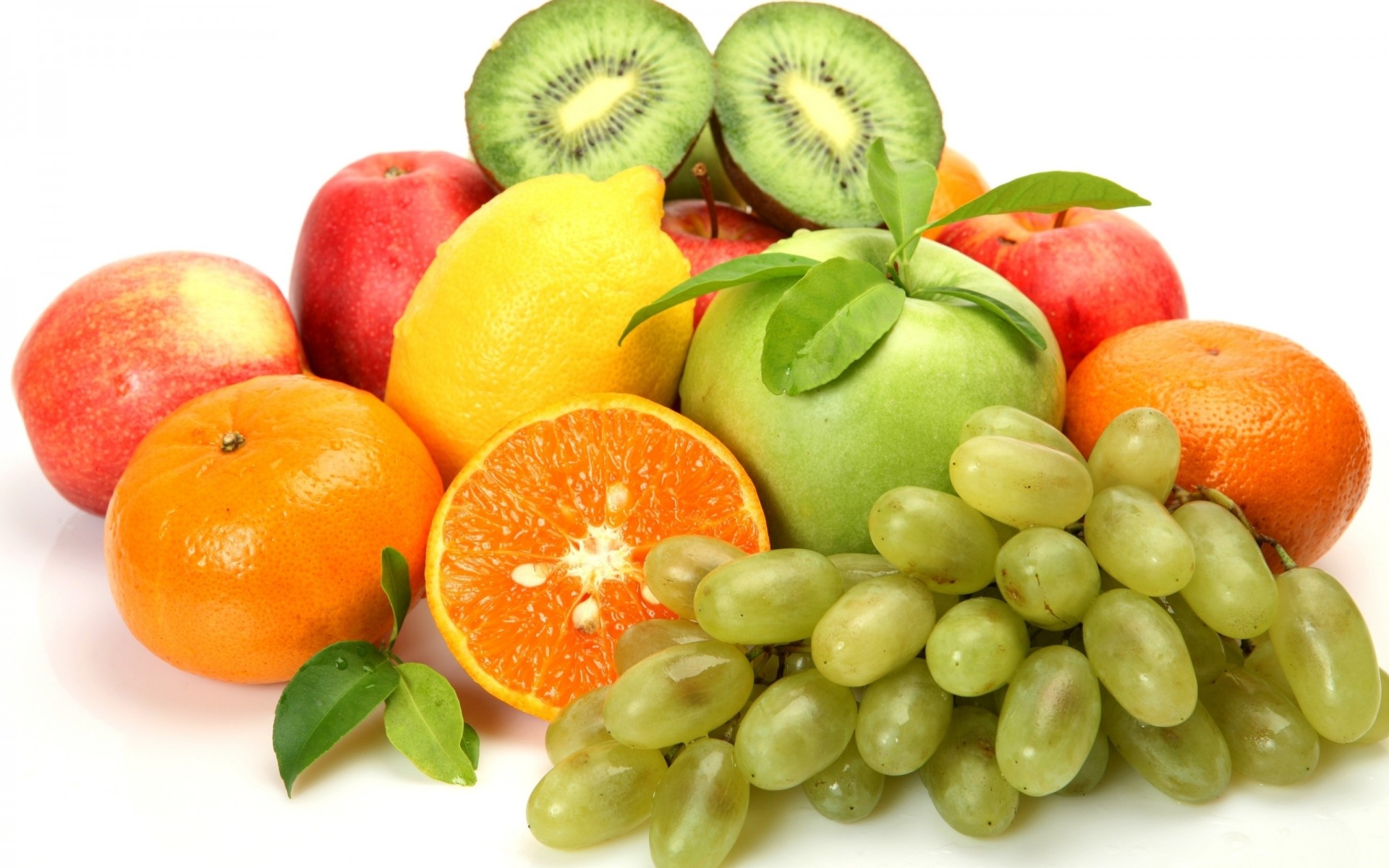 citrus grapes berries kiwi apples fruit