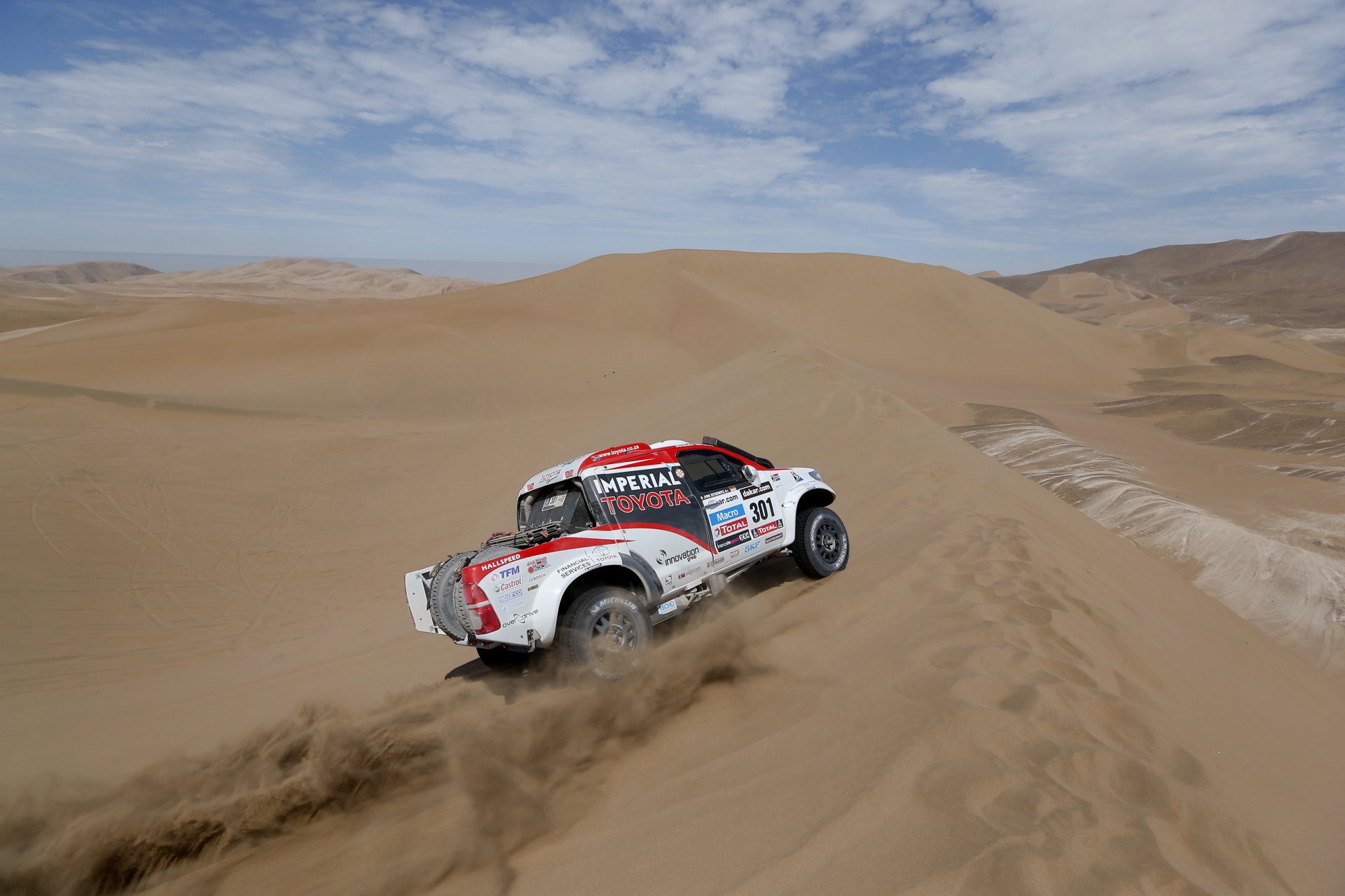 toyota hilux rallye toyota dakar sand drehen