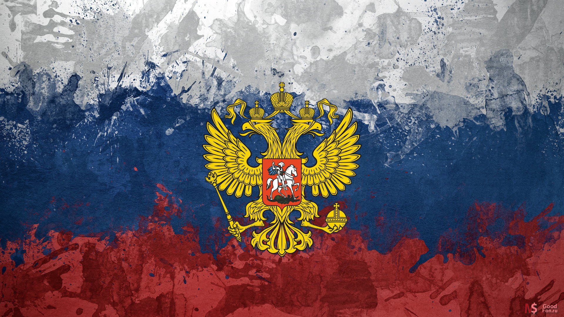 rusia tricolor escudo de armas águila bandera