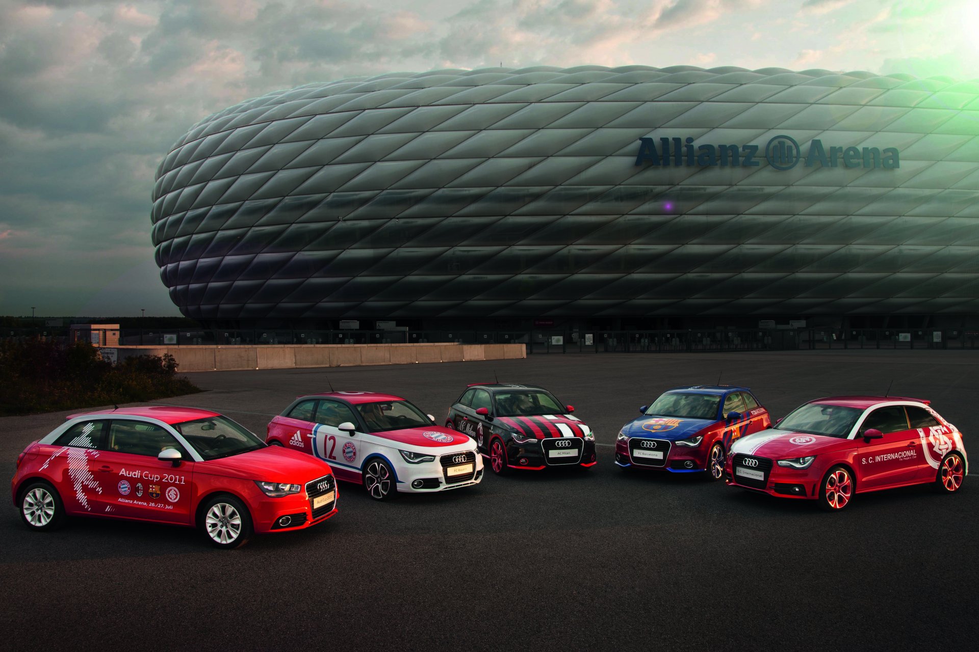 allianz arena альянц арена ауди машины audi кубок audi