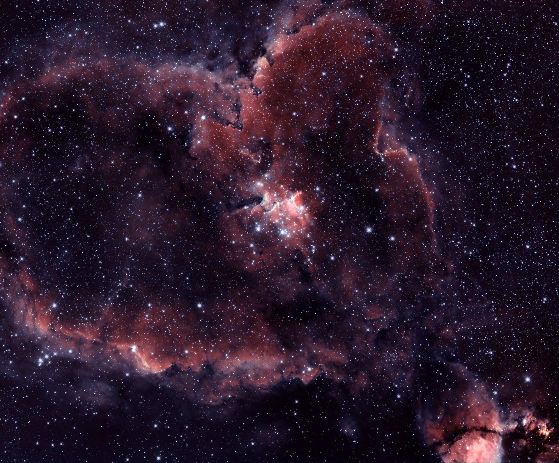 nebulosa ic 1805 cuore