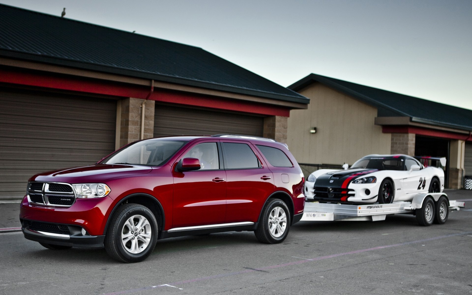 esquivar y víbora srt10 acr dodge durango viper crossover superdeportivo frente garajes fondo