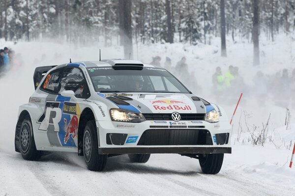 Volkswagen Polo en conditions hivernales