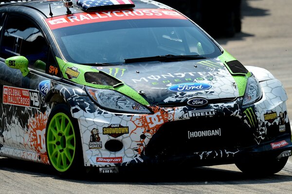 Ford Racing en vinyle chic, Fiesta