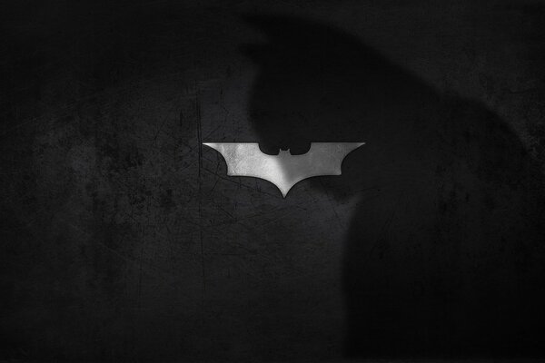 Batman ha il logo del cavaliere oscuro