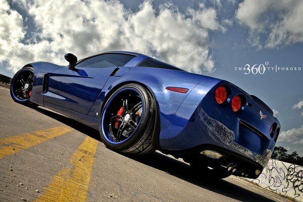 Bleu Chevrolet 360 three sixty forged