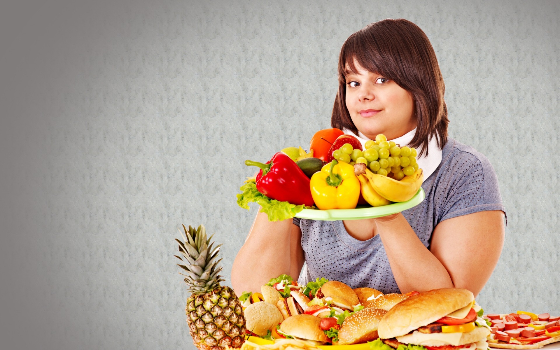 winogrona kiełbaski ananas jabłko papryka banany