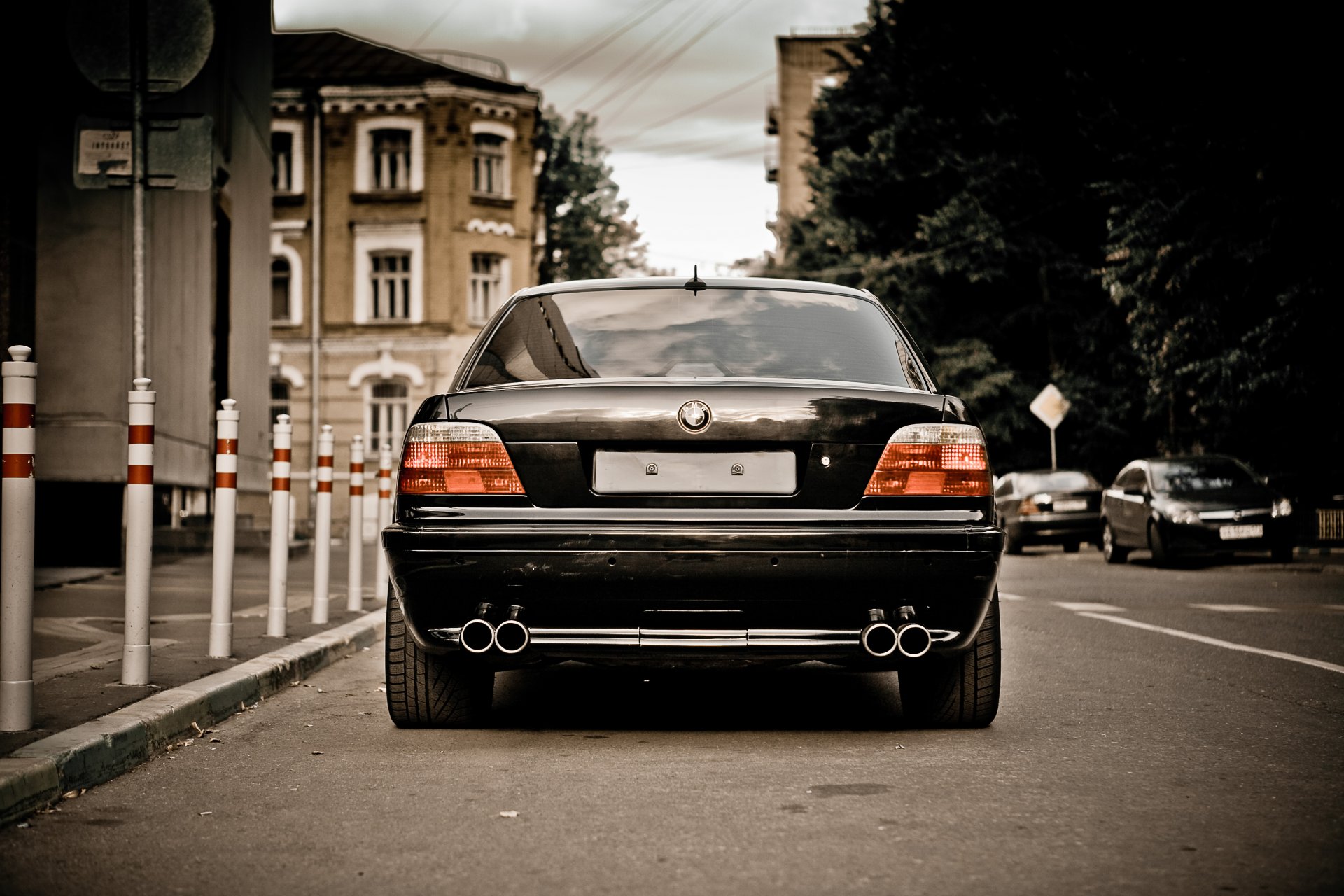 bmw e38 faros parachoques boomer siete